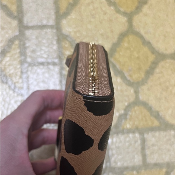 Like new Rebecca Minkoff Brown and Black Dot leather Wallet - Picture 15 of 16